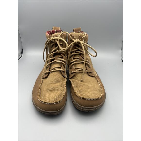 Lems Boulder Boot Shoe Mens Size 11 Hiking Casual Lace Up Lightweight Flannel - Picture 2 of 7